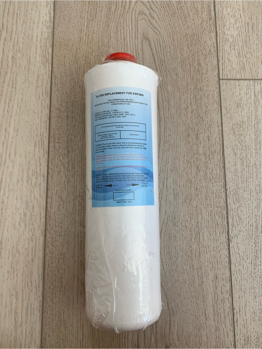 Replacement Water Filter for Elkay 51300C EWF3000 3000 Gal 1.5 GPM